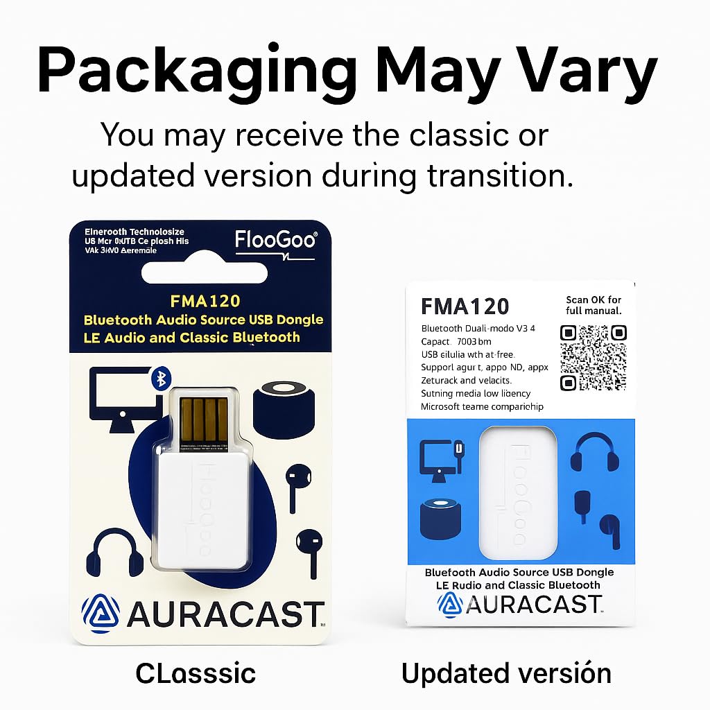 FMA120 Bluetooth V5.4デュアルモードドングル Amazon.com: FlooGoo FMA120 Bluetooth Dual-Mode Audio Adapter